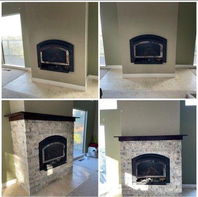 Fireplace renovation