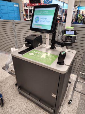 Self paying station