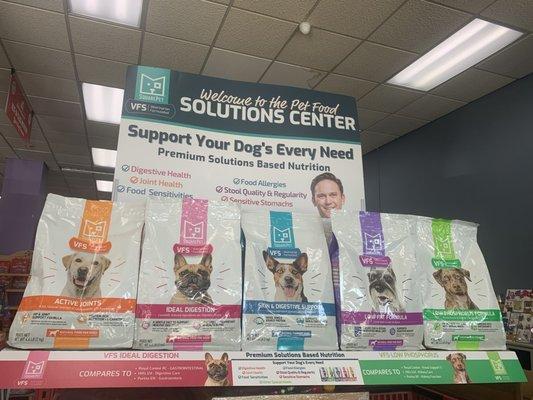 VFS natural solutions based nutrition now available at Pet Joy. www.MySquarePet.com #VFS #SolutionsBasedNutrition