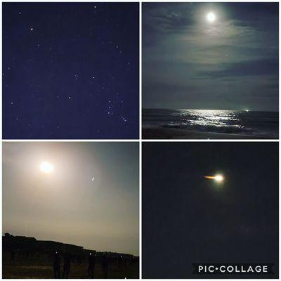 On the beach at 1:47 am for the Artemis 1 launch 11-16-22