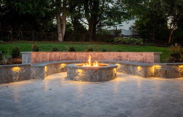 New fire pit