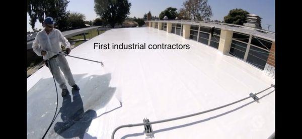 #1 in the tri-state for silicone roof applications 10-15-20 year manufacturers warranty