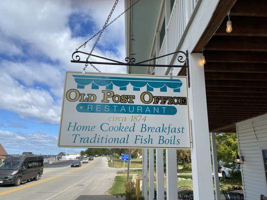 Old post office restaurant is located in Ephraim, which is one of the nicest little towns indoor county.