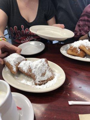 Traditional beignets