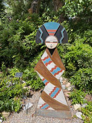 The Legacy Gallery garden- Canyon Rd., Santa Fe,, NM, June 7, 2023