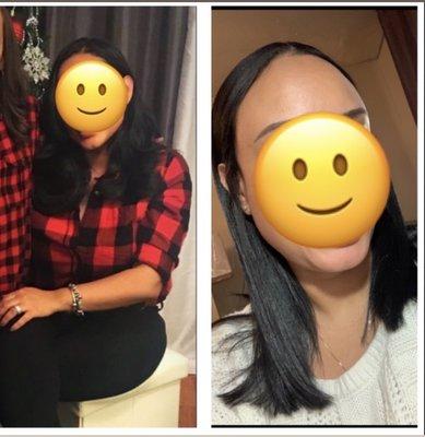 Then and now .. layers vs straight cut