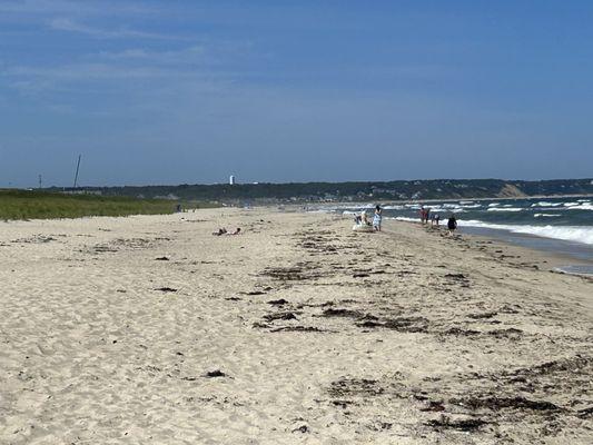 View from the beach