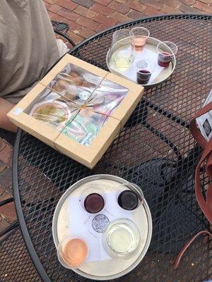 Charcuterie box and 12$ flight.