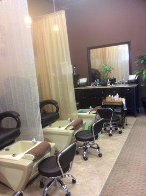 Pedicure area