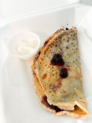 Blueberry Crepe