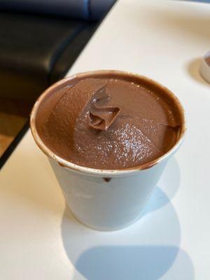 Chocolate yogurt