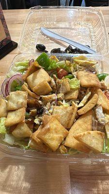 10. Fattoush Salad with chicken