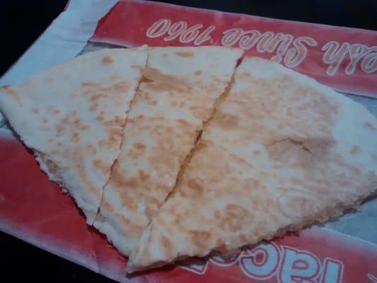 Cheese Quesadilla.