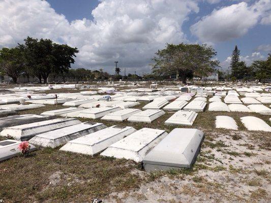 The single most desolate cemetery I have ever seen.