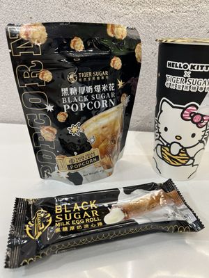 Black sugar popcorn