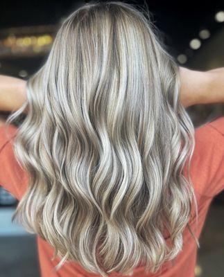 Soft Bright Blonde Balayage