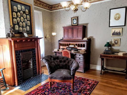 Garfield's Office in Garfield House at Garfield National Historic Site