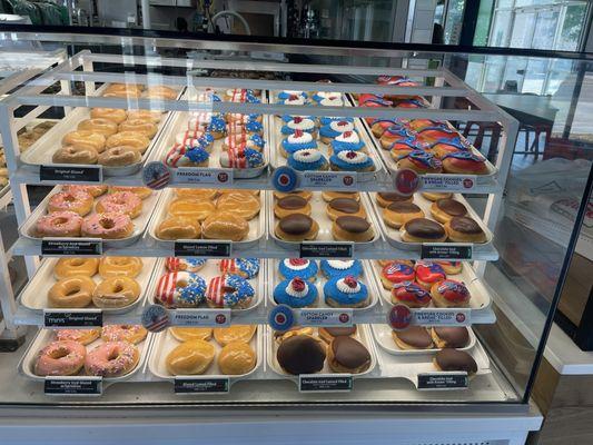 Patriotic donuts