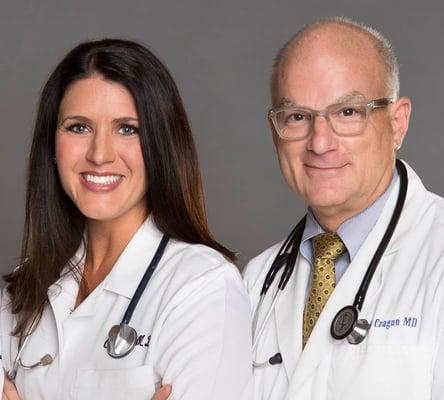 Dr. Carrie Gordon, M.D. and Dr Jeff Cragun, M.D.