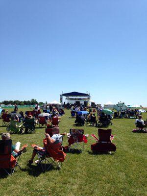 Stage and seating area