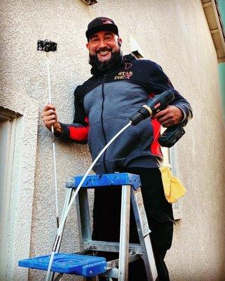 Dryer vent exterior cleaning