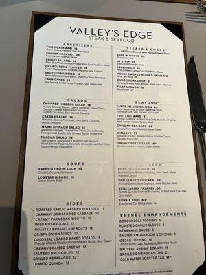 Menu as of 6/12/24