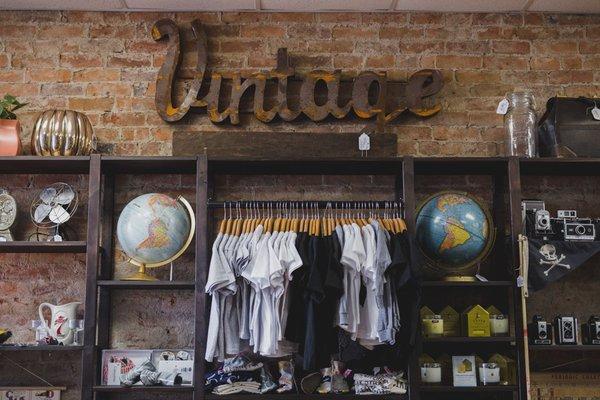 Very nice collection of vintage, gifts and apparel.