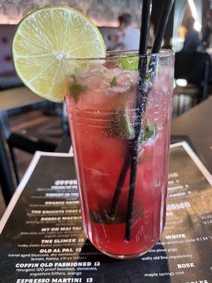 Pomegranate mojito