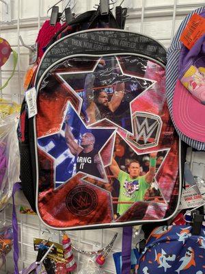 A new wrestling backpack.