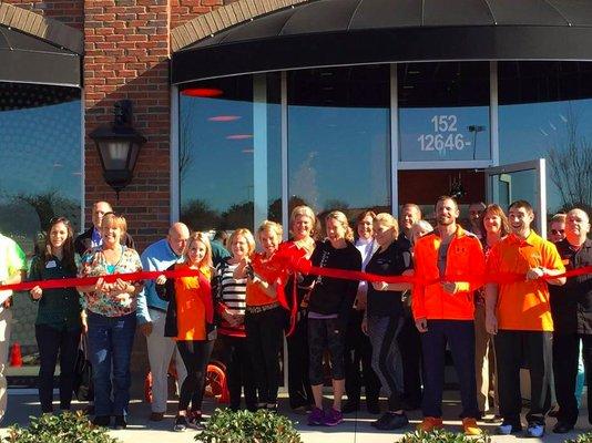 Grand Opening ribbon cutting at Wake Forest!