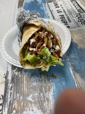 Chicken Shawarma Wrap