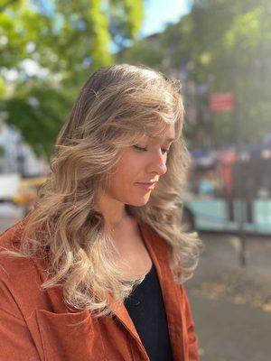 Ashy Blonde Balayage for Winter