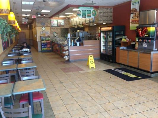 Remodeled clean subway