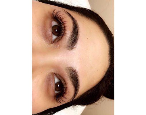 Full set of silk lashes