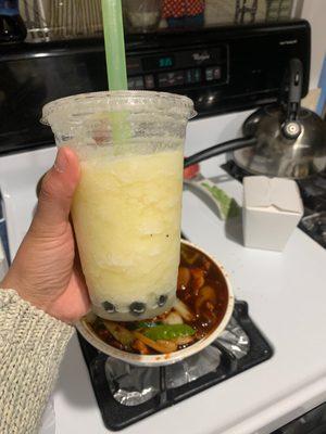 SUPER SUPER GOOD!!! Pineapple with tapioca