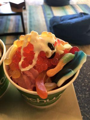 Have some yogurt with your gummies and bobas!