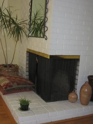 Fireplace Before Remodel