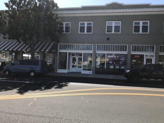 Street view of entrance on 13th Street.