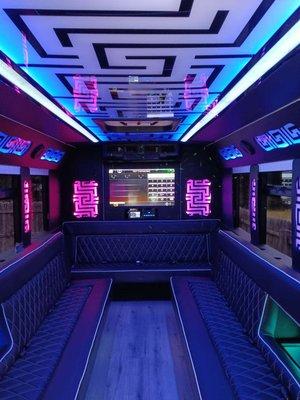 18-20 passengers Limo Party Bus