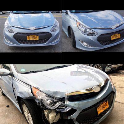 Hyundai Sonata after serious repairs