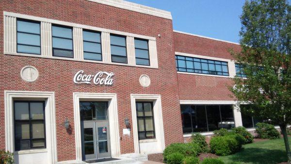 Coca Cola Facility at Main Street in East Hartford, Connecticut (Photo was taken on July 7, 2021)