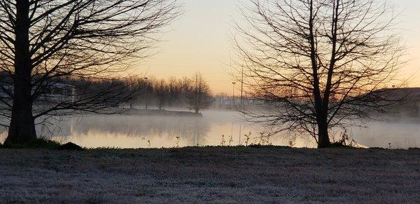 Fishing pond is catch and release. Majority of sites are water front.