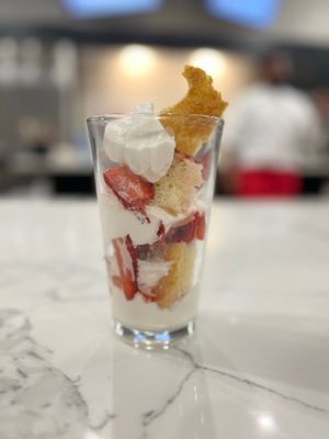 Sparkling Strawberry Trifle