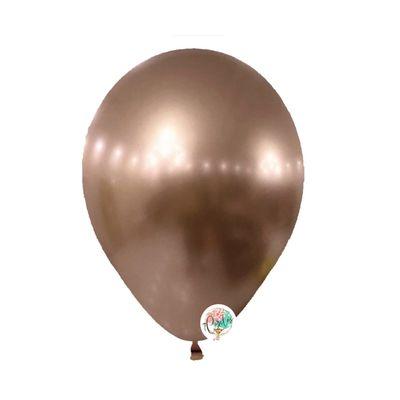 Chrome Rose Gold Latex Balloons available in 5" 9" 11" 18" 36"