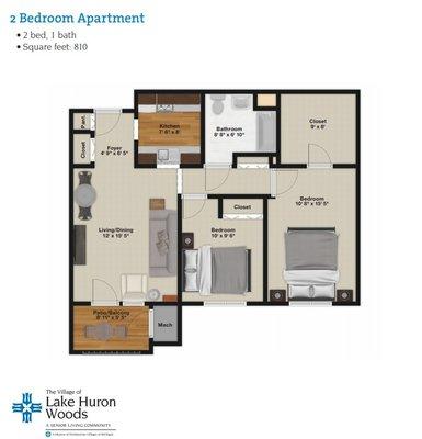 2 Bedroom Apartment - availability varies