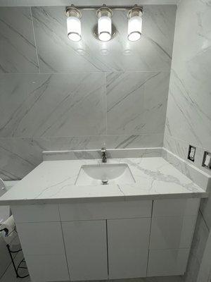 Guest bath countertop