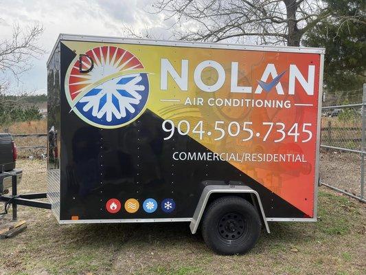 Full Trailer Wrap - Nolan Air Conditioning