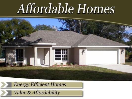 Regent Services Inc. offers affordable homes.