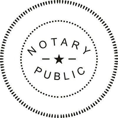 There's always a Notary Public available.