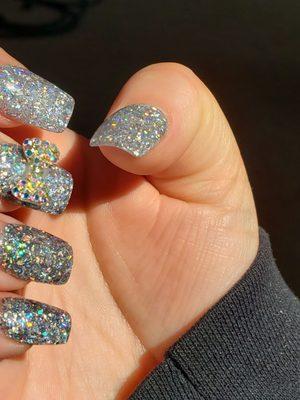 In Love with Nails Luxury Gray multi colors